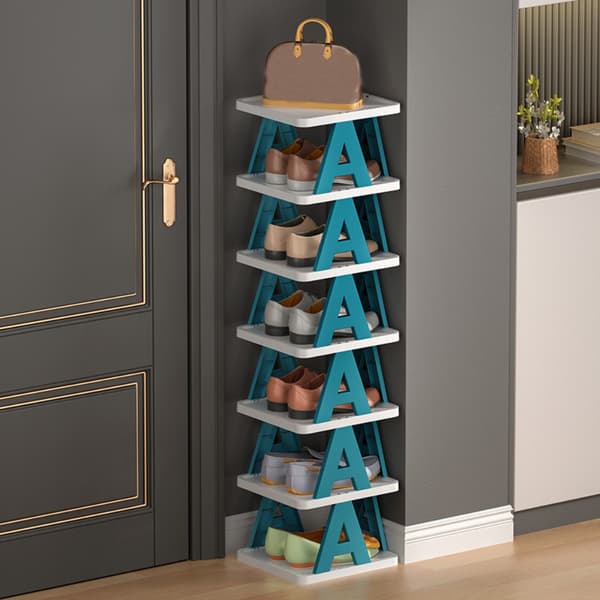 Stapelbar skohylla Skoförvaring Organizer ORANGE 2 LAYER 2 Orange 2 Layer-2 Layer