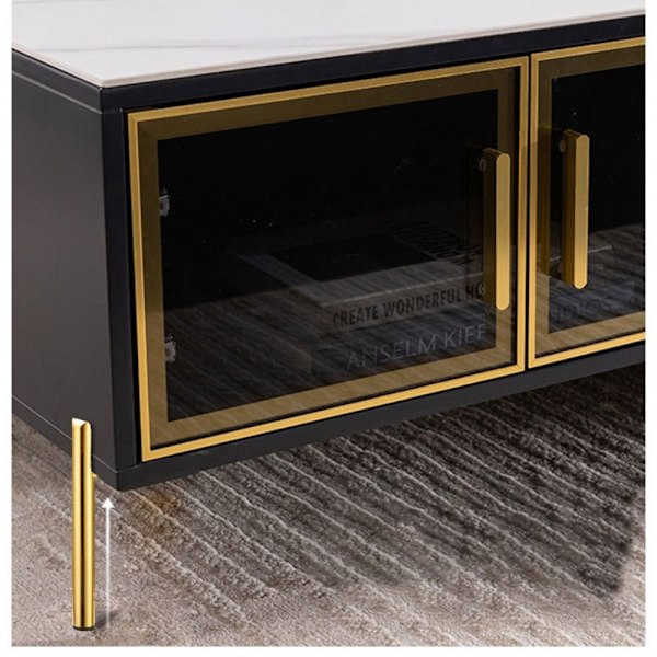 4 stk Ben til møbel Bordfødder 18CMGULD 4STK GULD 4STK 18cmgold 4pcs