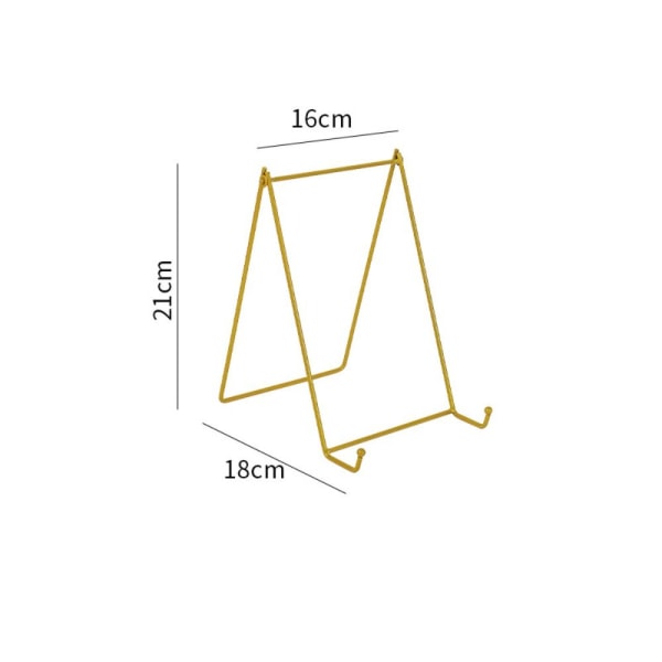 Iron Display Jalusta Rautateline GOLD L gold L