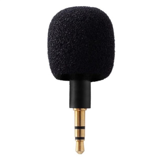Mini Mikrofon Metal Mini Mikrofon SORT 3 POLE 3 POLE Black 3 Pole-3 Pole