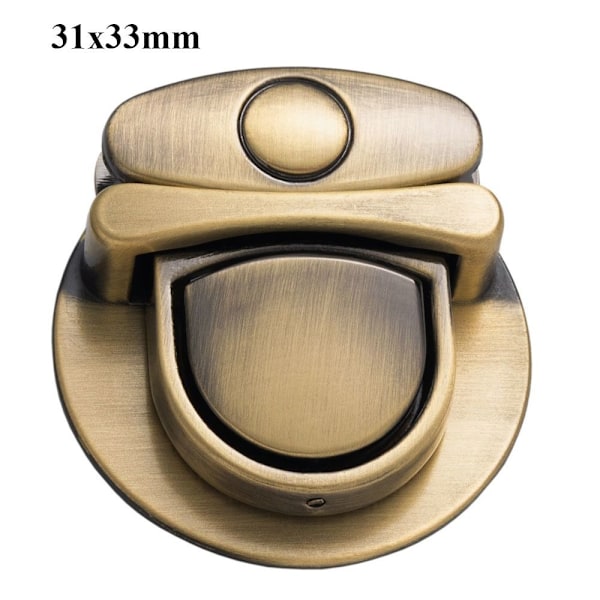2 stk Slidstærkt lås Drejelås 31X33MM5 5 31x33mm5