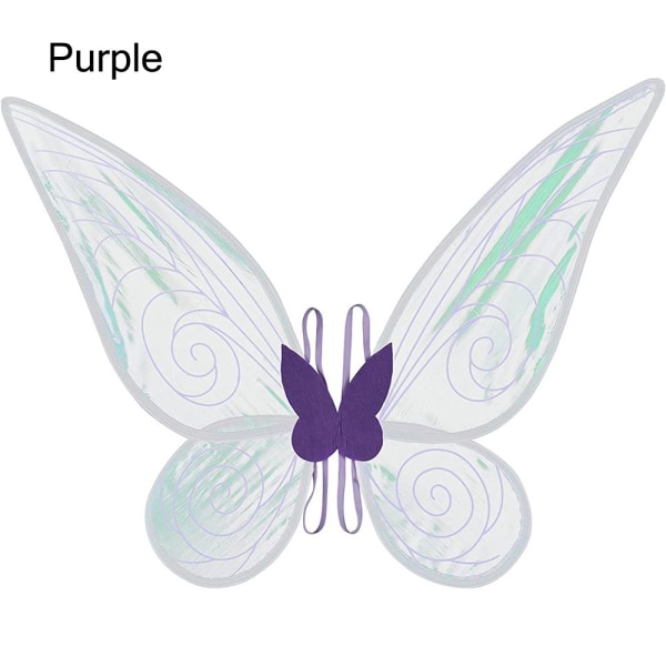 Halloween kostymer Fairy Wings Dress-Up Wings purple