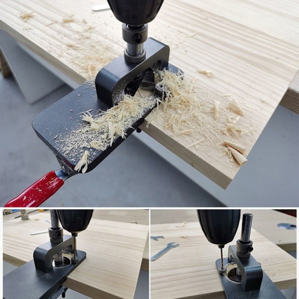 Hulboring Guide Locator Hængsel Boring Jig Hulåbner