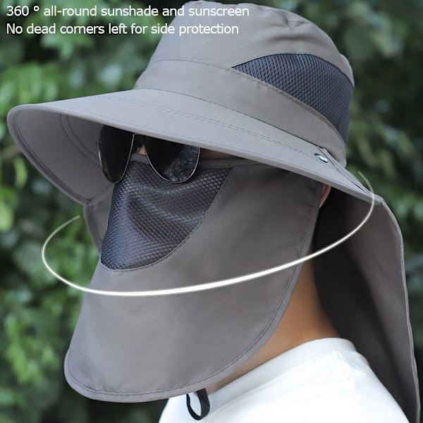 Kalastushattu cap HARMAA Gray