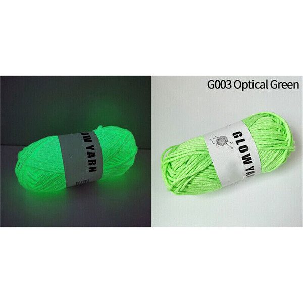 Luminous Chunky Garn Gløder i Mørket G003 G003