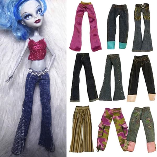Blomstrede jeans læderbukser 7 7 7
