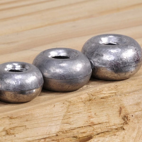 2/3/4/5 stk. Fiskeledningssynker Fiskevægtsynke 40G-2STK 40g-2pcs