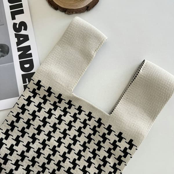 Strik håndtaske mulepose 08 08