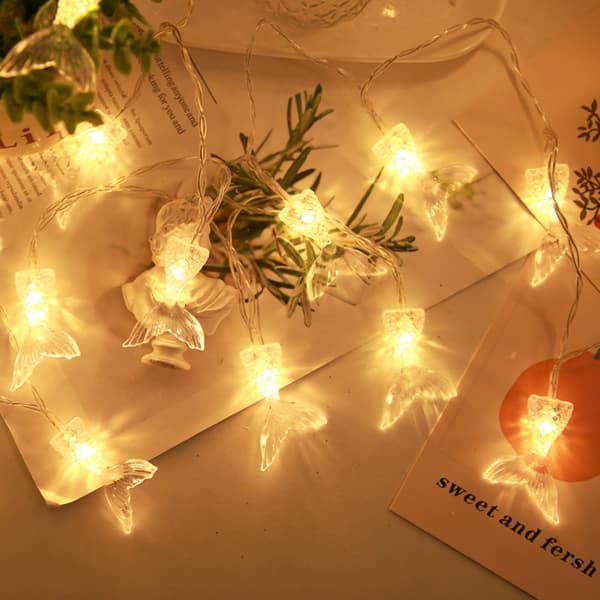 Mermaid Tail Lamp String Led Light COLOR VÄRI colour