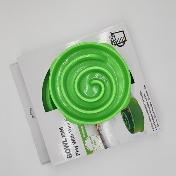 Slow Feeder Hundeskåle Slow Down Eating Feeder GRØN Green