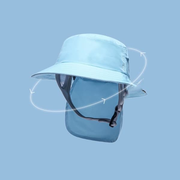 Bucket Hat Bredbrättad hatt GRÅ grey