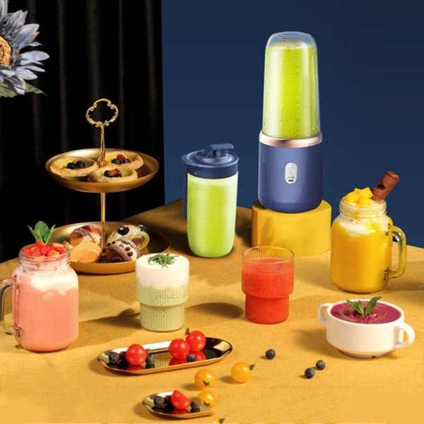 Juice Extractor Håndblender BLÅ 1 KOP 1 KOP blue 1 cup-1 cup