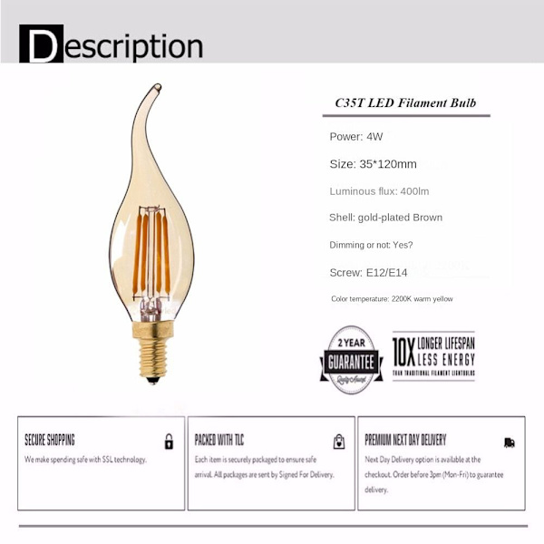 1pc Crystal Light Bulb LED Light Bulb