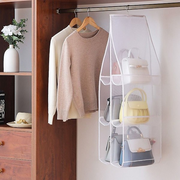 Garderobe opbevaringstaske Skab Organizer GRÅ M grey M