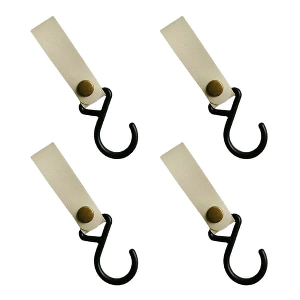 4st PU-läderkrokar Campingstativ 6 6 6