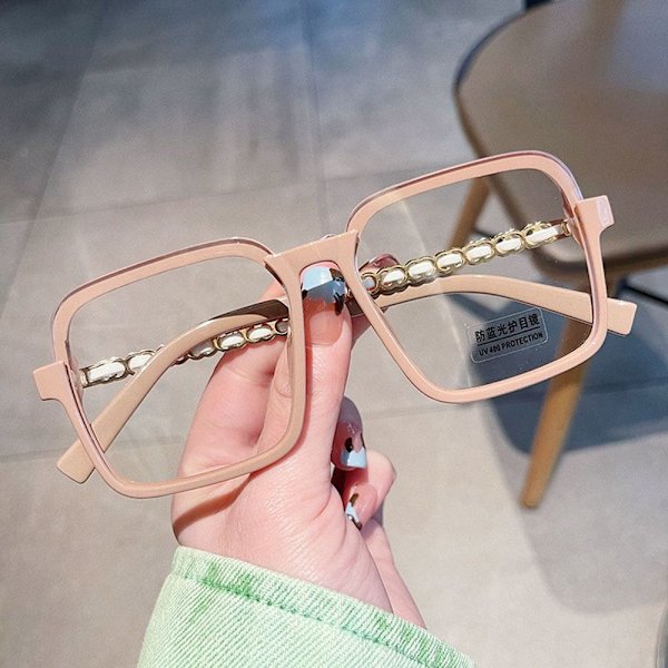Anti-Blue Light Glasses Ylisuuret silmälasit LÄPINÄKYVÄT Transparent
