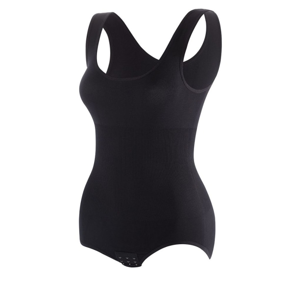 Sömlös Dam Bodysuit Shapewear SVART 3XL-4XL black 3XL-4XL
