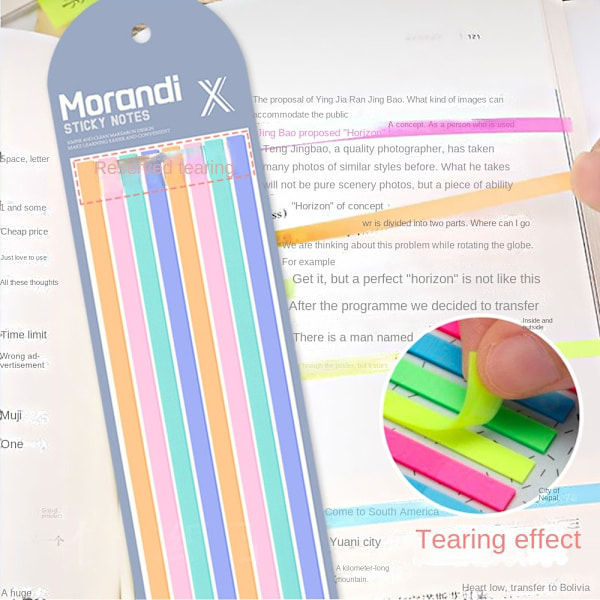 3 st Sticky Notes Memo Pad Tabs A A A