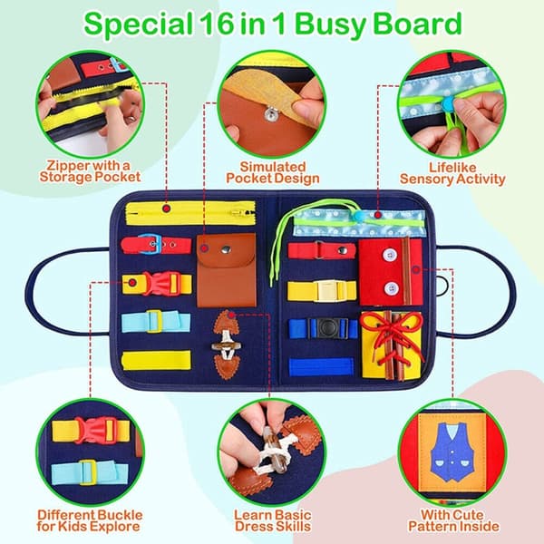 Learning Skills Educational Toy Busy Board