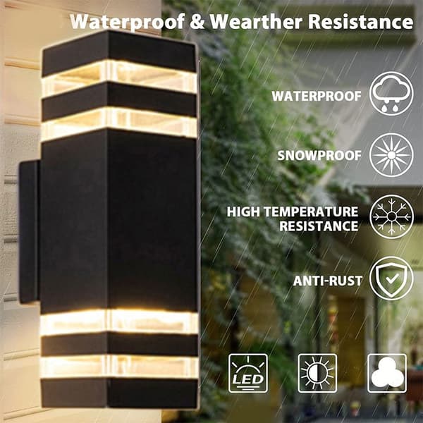 Utendørs Vegglampe 12W LED