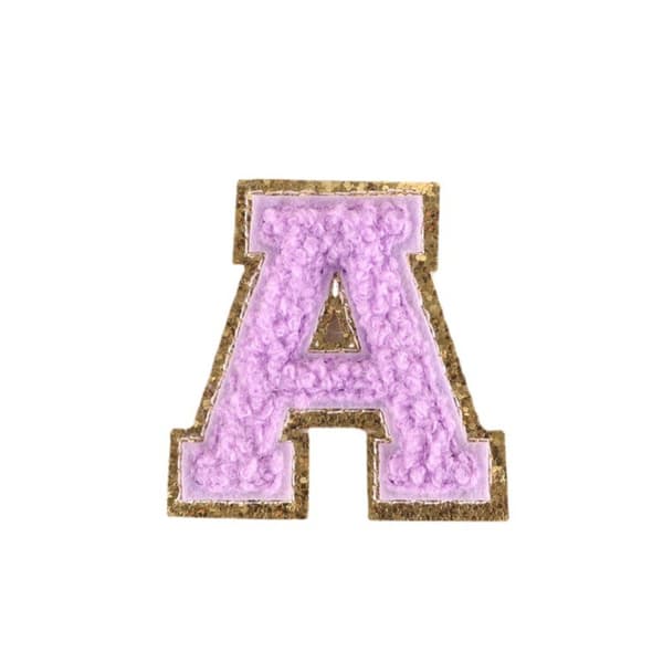 Englannin aakkosmerkki kirjonta Patch kirjainmerkit