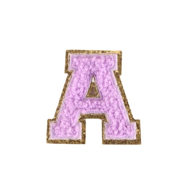 English Alphabet Patch Brodery Patch bokstavlapper