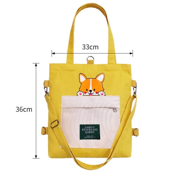 Lerretsveske Tote Bag WHITE1 white1