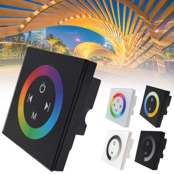 LED Light Bar Touch Panel Controller LED Controller Dimmer White Panel RGB-Panel RGB