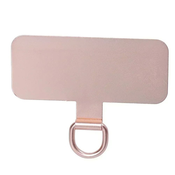 Metall phone case Clip Mobiltelefon Sling Rope Card Clip ROSE Rose gold