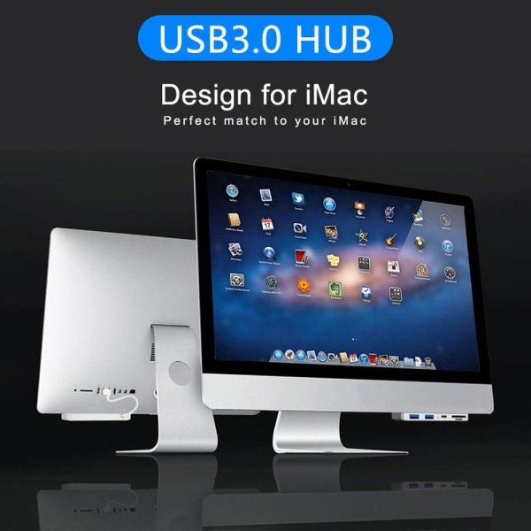 USB 3.0 HUB utvidelsesdokkingstasjon HC412 HC412 HC412