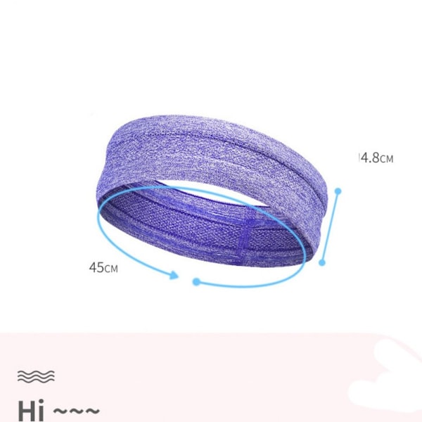 Cotton Sweat Pannband Svettband LILA purple