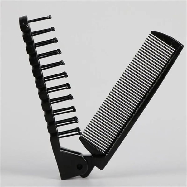 4stk Foldende lommekamme Hårkam SORT 4STK 4STK black 4pcs-4pcs