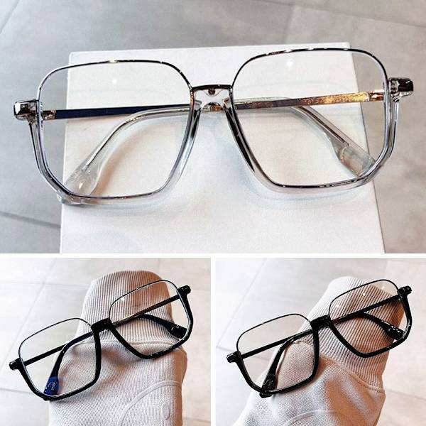 Anti-Blue Light Glasses Ylisuuret silmälasit GRAY GREY Grey