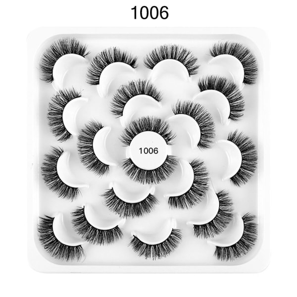 10 paria Russian Strip Lashes tekoripsiä 1006 1006