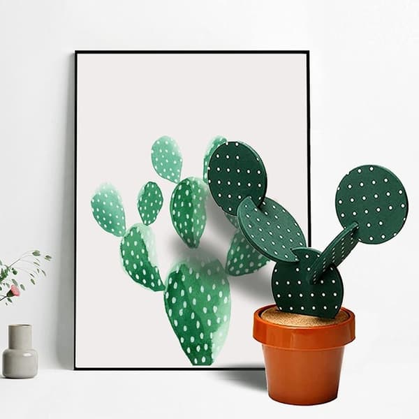 7 stk Cactus Coasters Sjove Coasters Cactus Cactus Creative