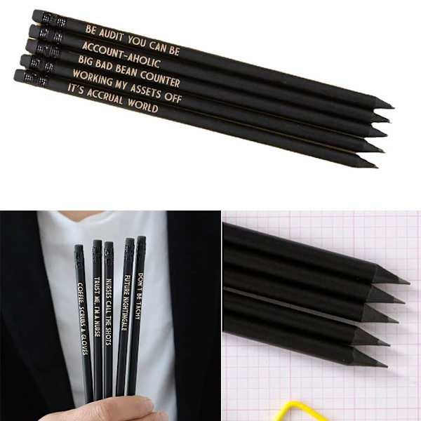 5 kpl Funny Profession Pencil set NURSE NURSE Nurse