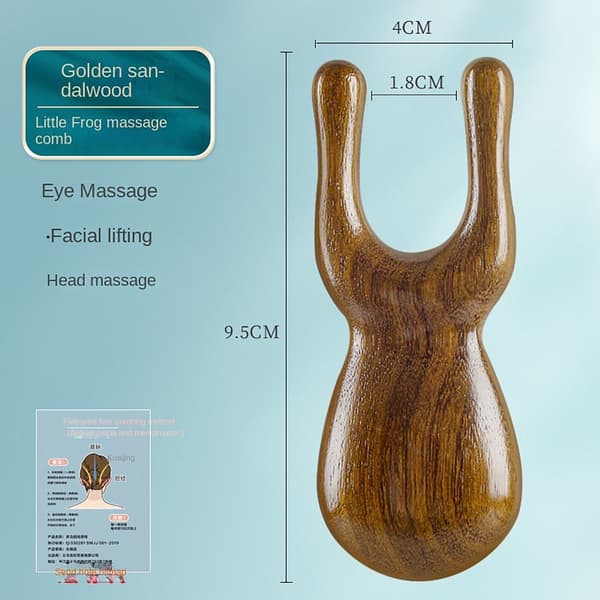 2kpl Acupoint Massage Stick -kasvohierontalaite A A A