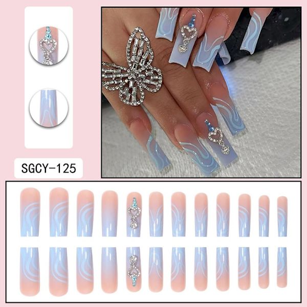 2 lådor 24 st/kartong Fake Nails Press On Nail Tips 05-2BOXS 05-2BOXS 05-2boxs