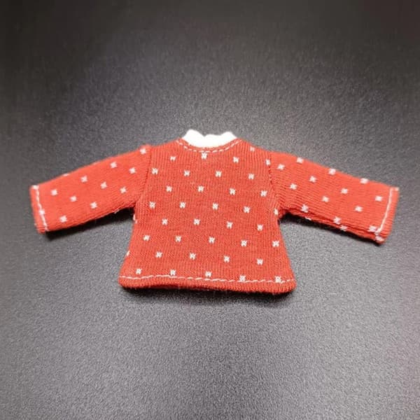 Docka T-shirt Bomull Dot Blus ORANGE Orange
