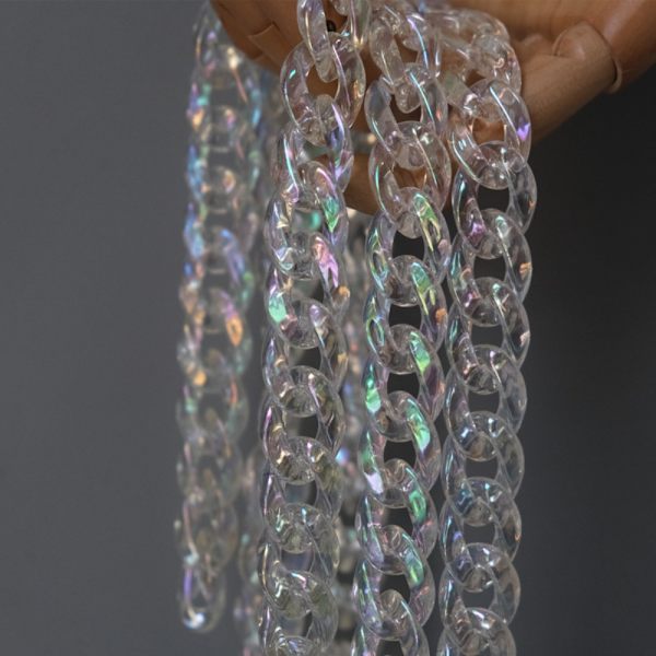Akryl Resin Bag Kedjor Axelväska Remmar 85CM 85cm