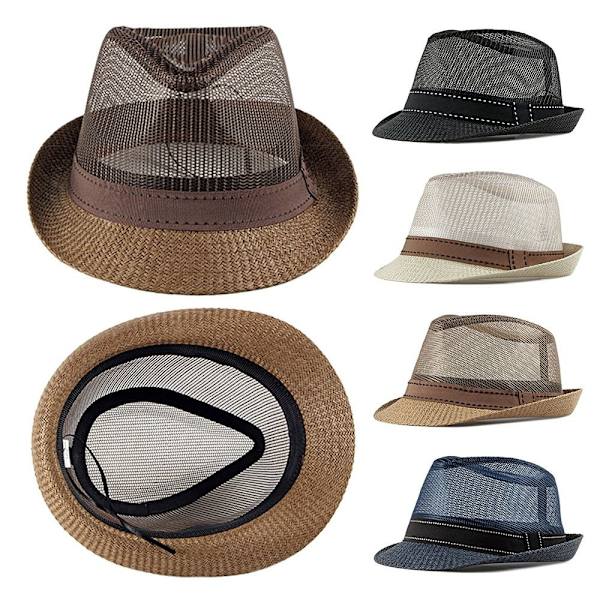 Uthulet Cap Mesh Hats KAFFE Coffee