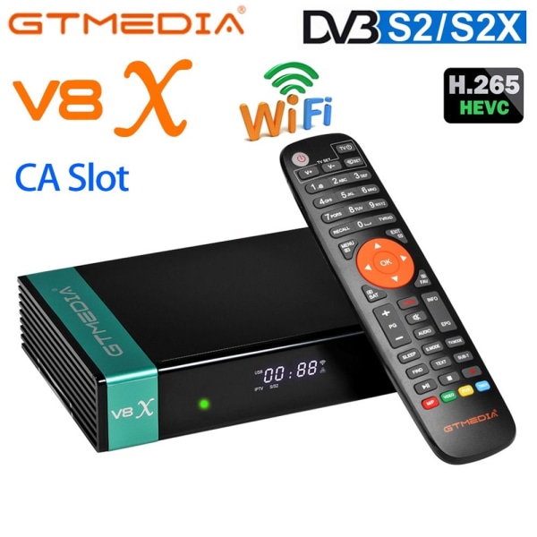 Satelliittivastaanotin DVB-S/S2/S2X EU PLUG EU PLUG EU Plug