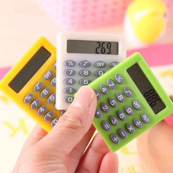 3PCS Mini Calculator Tieteelliset laskimet VIHREÄ Green