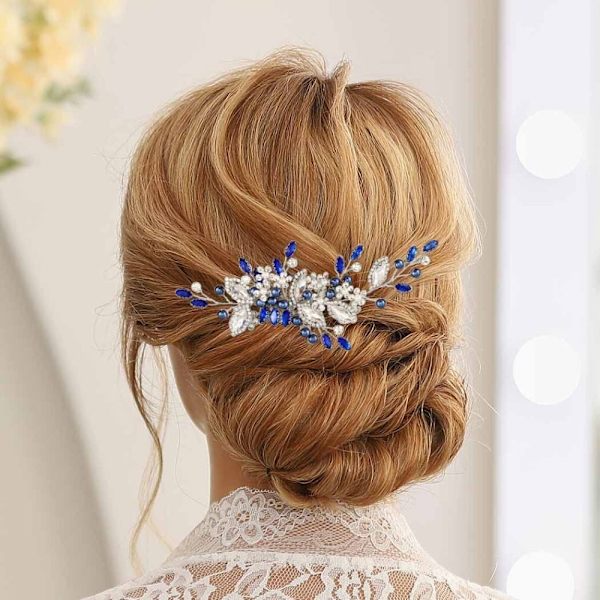 Morsiamen hiuskampa Crystal Hair Comb GOLD Gold