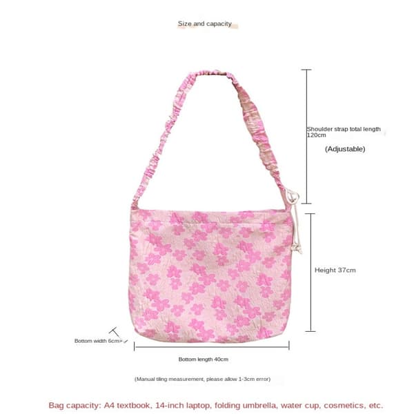 Canvasväska Mode Axelväskor ROSA pink