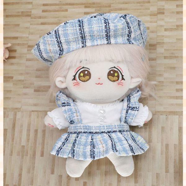 Nukke Vaatteet T-paita Mekot BLUE BERET HAT BERET HAT Blue Beret Hat-Beret Hat