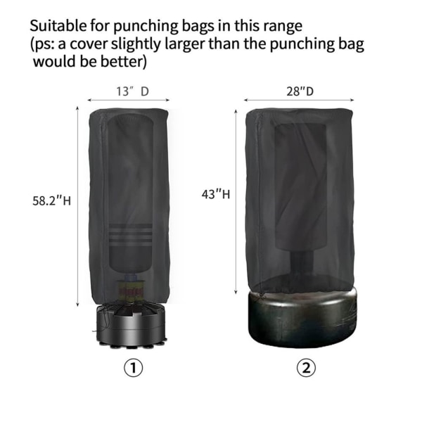 Punch Bag Cover Boxing Bag Cover 43X28INCH 43X28INCH 43x28inch