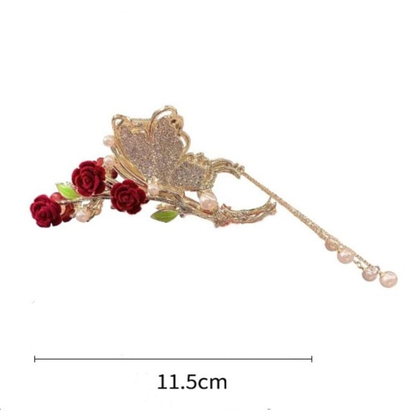 Rose Grab Clip Naisten hiusneula A A A