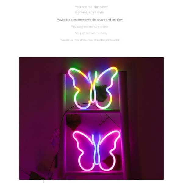 Butterfly Neon Lampe Neon Sign Light 2 2 2