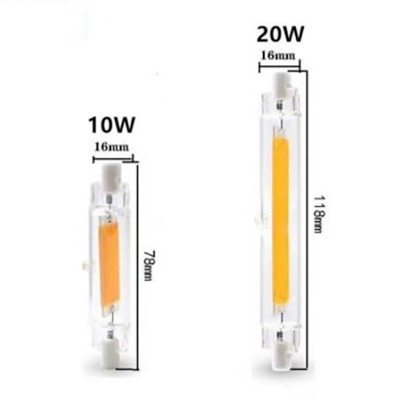 R7S LED-pære halogenlampe A A A